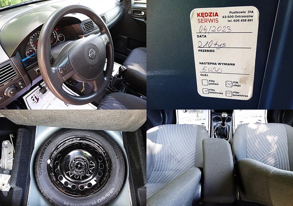 Opel Meriva cena 15900 przebieg: 225105, rok produkcji 2006 z Pisz małe 529